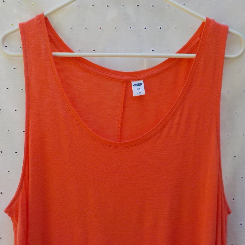 Coral Orange Tank by Old Navy SZ XL